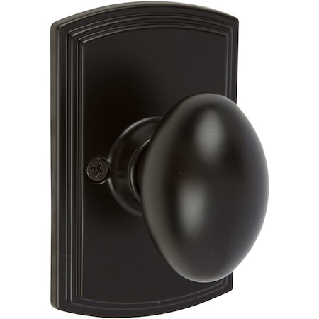 Delaney Hardware Italian Collection Canova Black Dummy Door Knob 365504